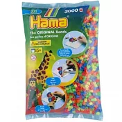 《Hama 拼拼豆豆》3,000 顆拼豆補充包-52號螢彩混色