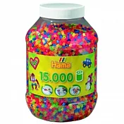 《Hama 拼拼豆豆》15,000 顆拼豆補充罐-51號霓虹混色