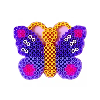 《Hama 幼兒大拼豆》幼兒大豆豆專用透明模型板-蝴蝶