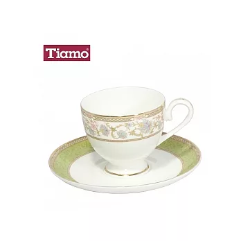 Tiamo hg3216 骨瓷咖啡杯盤組-佛羅倫薩(2組入)