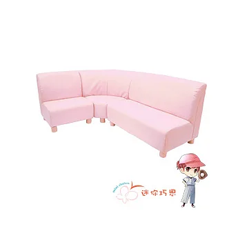 兒童家具「迷你組合沙發系列:迷你虹彩三點組合」(粉紅色)