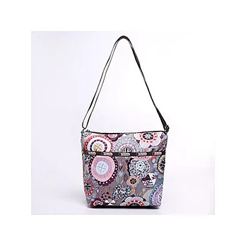 LeSportsac 新款方型斜揹包-繽紛萬花筒