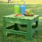 《綠色樂活》手提式休閒折合桌 綠色