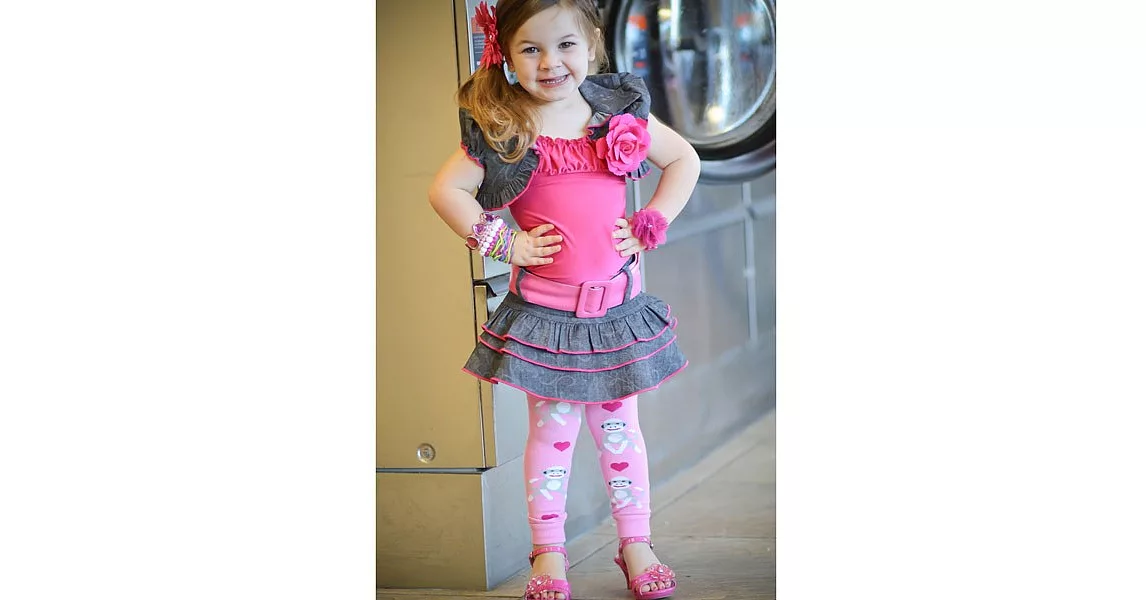 澳洲Huggalugs創意手襪套Sock Monkey Pink,時尚實惠的選擇!