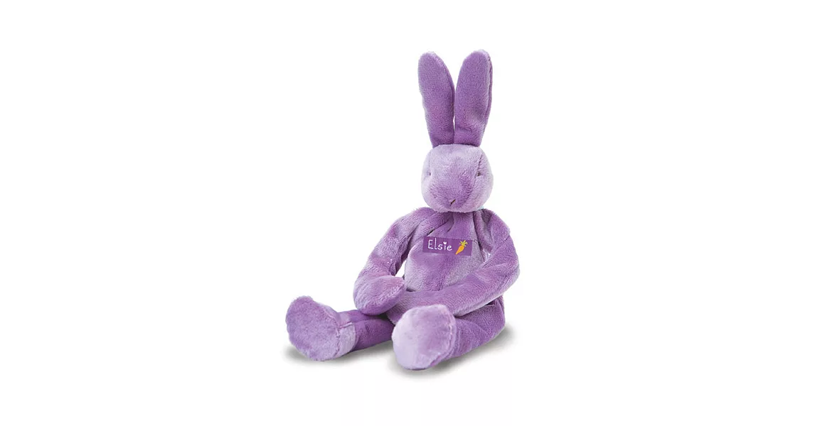 美國Bunnies By The Bay海灣兔,小兔長身玩偶-紫羅蘭紫,Elsie’s Silly Violet Buddy