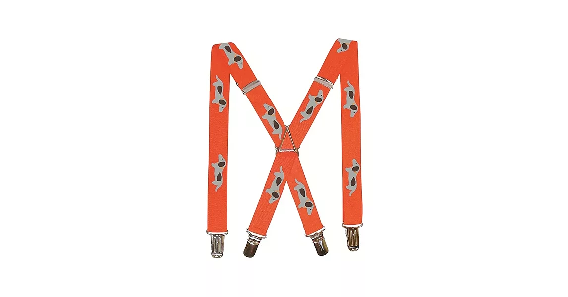 日本製Angel Dept,超可愛造型吊帶褲夾-印花小狗