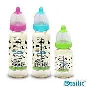 【貝喜力克】防脤氣PPSU直圓型奶瓶組(2大1小)