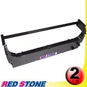 RED STONE for OMRON 3M2GS-ATM黑色色帶組【雙包裝×1盒】(1盒2入)