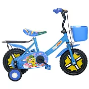 【Adagio】12吋酷寶貝童車附置物籃(藍)~台灣製造