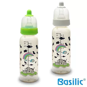 【貝喜力克】防脹氣PES直圓型奶瓶240ml*2