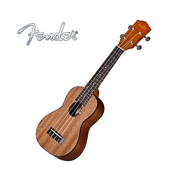 美國名牌Fender 全桃花心木(Mahogany) U’Uku 21吋 Soprano Ukulele 烏克麗麗