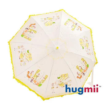 【Hugmii】童話系列花邊兒童雨傘_黃色