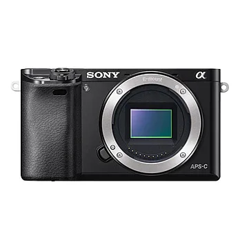 【SONY】 ILCE-6000 機身組(公司貨)+SD32GC10+專用電池X2+清潔組+小腳架+讀卡機+保護貼+保護鏡+專用包+專用遙控器-黑色