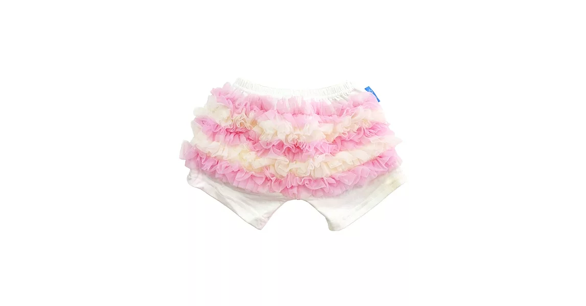 Cutie Bella雪紡蓬蓬短褲Chiffon-Cream/PinkCream