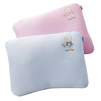 【奇哥】立體超透氣嬰兒塑型枕 (2色選擇)藍色
