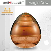 antibac2K 安體百克空氣洗淨機【DEW 水滴型系列】橘色