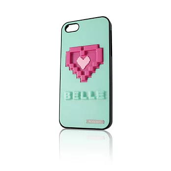 Anyshapes-像素系列大愛心款 手機保護殼-客製化(三天後出貨不含假日)iPhone4