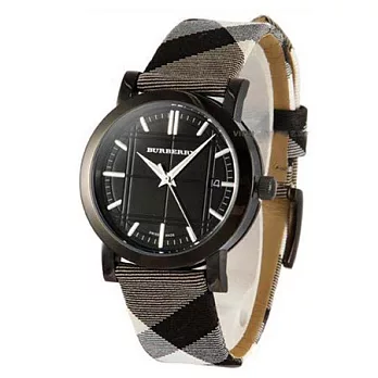 (預購)【BURBERRY】英國倫敦精品 - 英倫風情格黑鋼男錶BU1377
