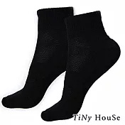 TiNyHouSe 舒適襪 薄型運動襪 (型號T-05黑色L號)2雙組