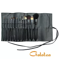 GALATEA葛拉蒂鑽顏系列─ 長柄黑原木12支裝專業刷具組
