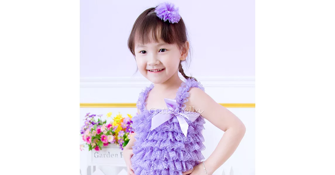 Cutie Bella蕾絲上衣/背心Lavender (110CM)