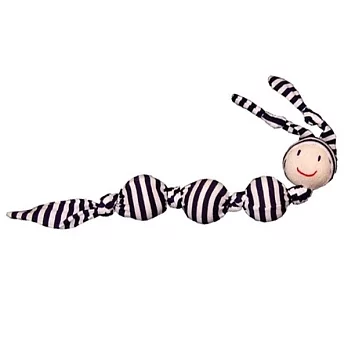 荷蘭Keptin-Jr,有機棉Organic超軟搖鈴安撫玩偶Sneeky-Blue