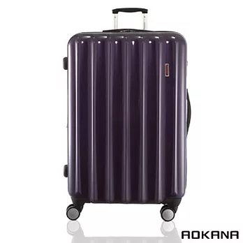 AOKANA奧卡納 29吋 拉鍊硬殼旅行箱 飛機輪 (深紫) 99-036A