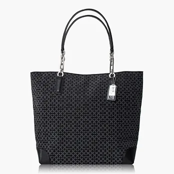 COACH 經典款造型手提/肩背托特包_黑色