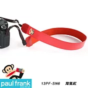 Paul Frank 大嘴猴-時尚相機背帶 DSLR 相機背帶 數位單眼相機背帶-多種造型顏色可選[PF13PF-SN6-R/淘氣紅]