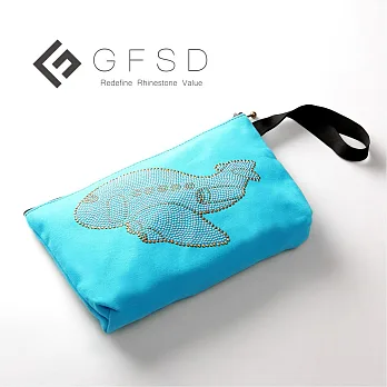 【GFSD】走,來去旅行-【選擇飛翔】手提萬用化妝包-天空藍