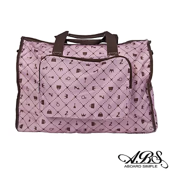 ABS愛貝斯 日本防水摺疊旅行袋 可加掛上拉桿(粉彩時尚)66-001D7