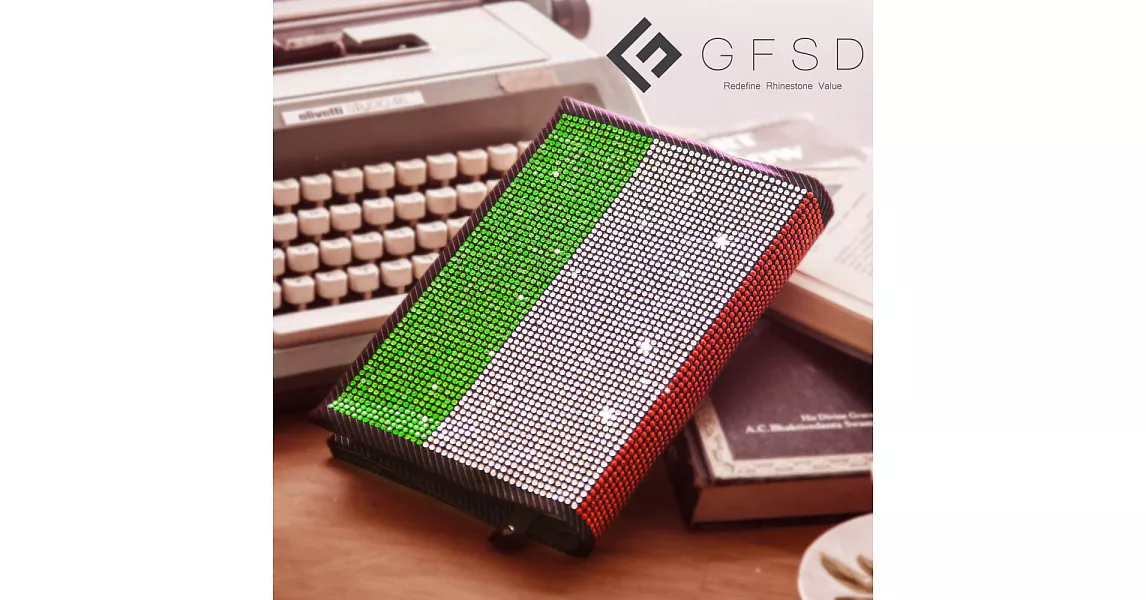 【GFSD】經典名著競風華-【文藝復興之都】國旗書衣咖啡紫紋