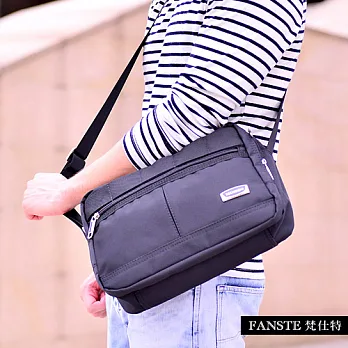 Fanste_梵仕特 側背包-都會風尚多功能-836黑色