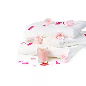 【花季】典雅風情-純白五星飯店級厚織大浴巾x3件組(133x68cm)