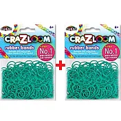 【美國Cra-Z-Art】Cra-Z-Loom 彩虹圈圈編織 橡皮筋補充包 深綠x2包