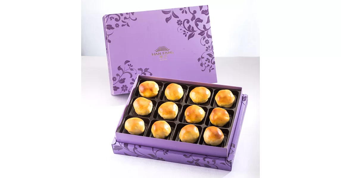 【臻饌】焦糖栗子12入禮盒（蛋奶素）紫