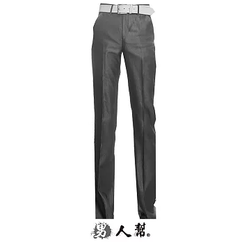 【男人幫】K0420*【極致風日系極細紋中低腰直筒西裝褲】灰色 S號