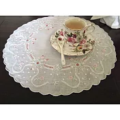 AROMA HOUSE(VAL05)玫瑰彩繡雙人午茶餐墊組