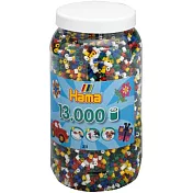 《Hama 拼拼豆豆》13,000 顆拼豆補充罐-66號實用6色混色