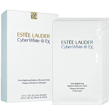 ESTEE LAUDER 雅詩蘭黛 HD超畫質晶燦美 白面膜(21ml*6片)