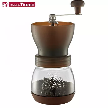 Tiamo 0925密封罐陶瓷磨豆機(咖啡色) HG6149BW