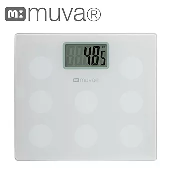 muva圓圓樂電子體重計(典雅白)