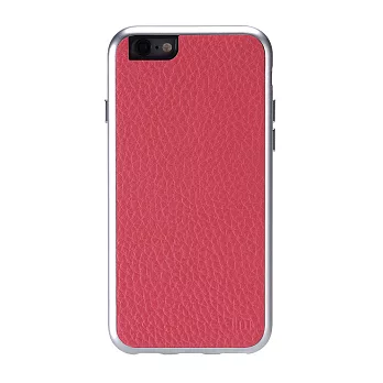 Just Mobile AluFrame Leather™ iPhone 6 精緻鋁框真皮手機殼-桃紅