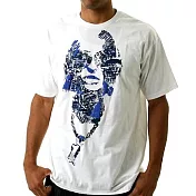[樂天潮品]『摩達客』美國全新進口吹牛老爹人氣品牌【 Sean John 】藍臉白色設計T恤A-L