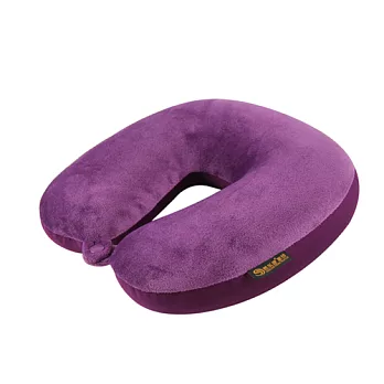 AOU 旅行配件 頸部工學U型枕 護頸枕 靠枕 午睡枕 (紫羅蘭) 66-015