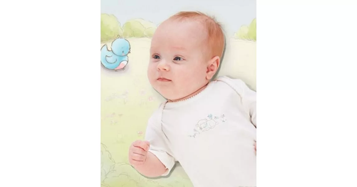 美國Bunnies By The Bay海灣兔,小羊短袖連身包臀衣圍兜三件組,Kiddo Romper Gift Set