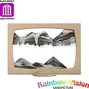 【Rainbow-Vision】水砂畫-彩虹之幕(screenie)-焦糖色
