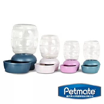 美國Petmate Replendish 抗菌餵水器9.5公升-M白色