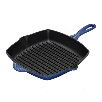 LE CREUSET-方形鑄鐵烤盤(英國藍.直徑26cm)