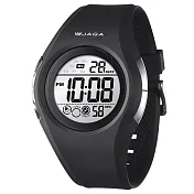 JAGA(捷卡) 運動休閒多功能運動電子錶-M984-A(黑)